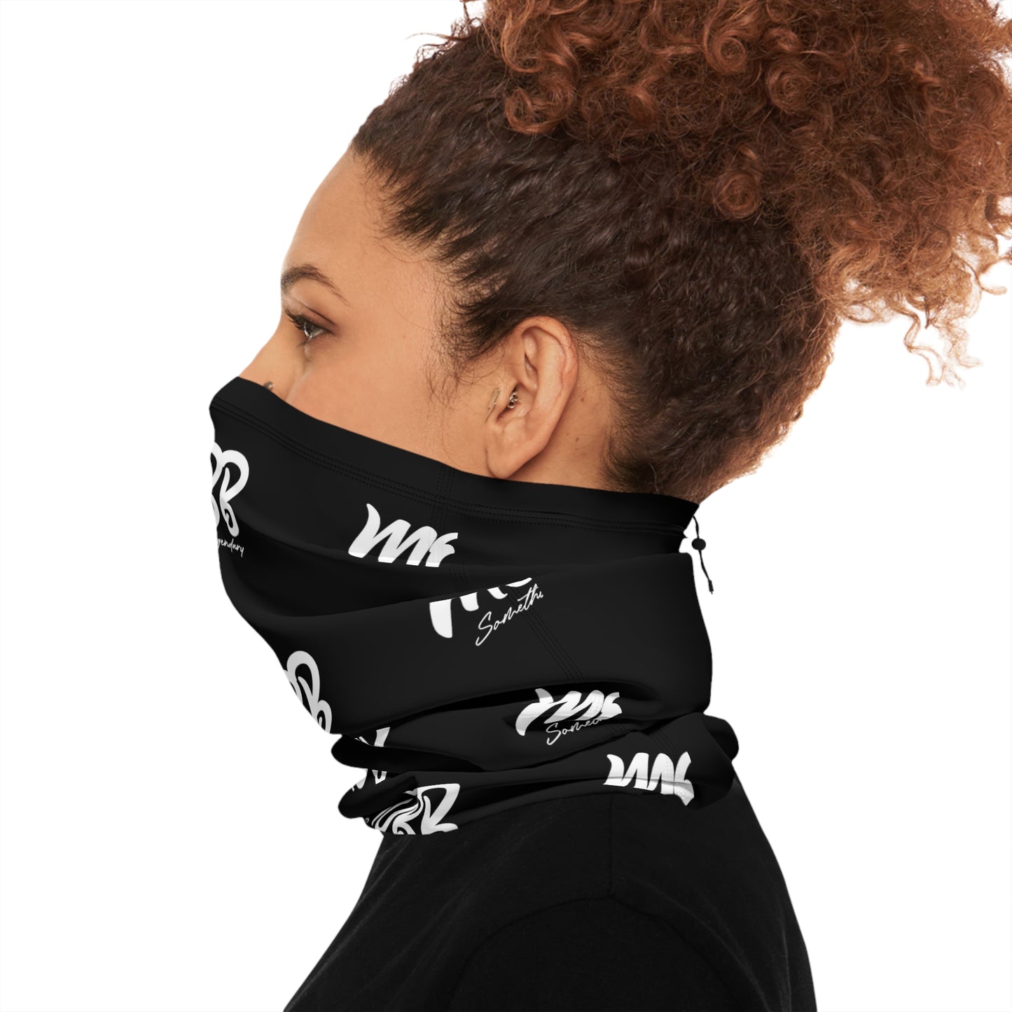 FaceMask Winter Neck Gaiter With Drawstring